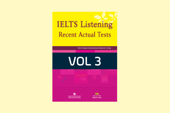 Review Chi Tiết Sách IELTS Listening Recent Actual Test Vol 3 (Download PDF Miễn Phí)