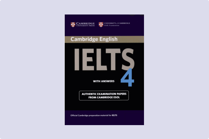 Download Cambridge IELTS 4 book (PDF version + audio + review)