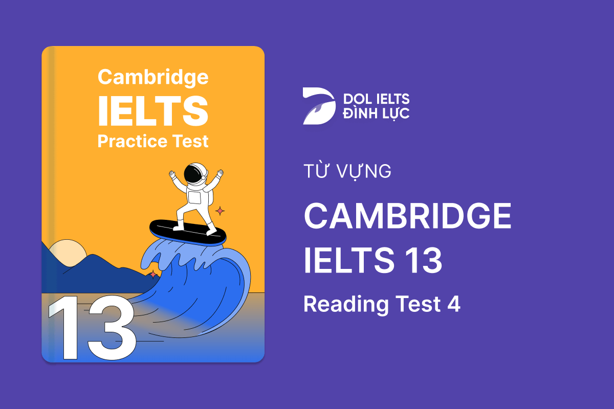 Từ Vựng IELTS Online Test Cambridge IELTS 13 - Reading Test 4