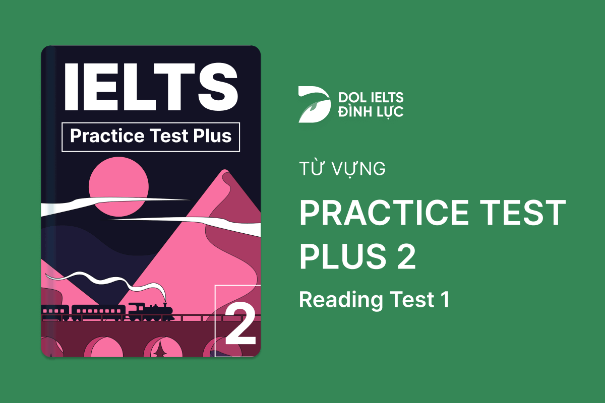 Từ Vựng IELTS Online Test Practice Test Plus 2 - Reading Test 1